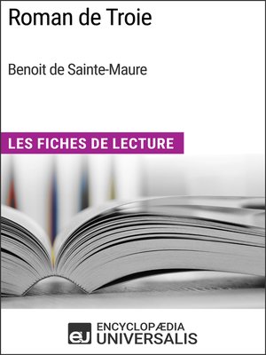 cover image of Roman de Troie de Benoit de Sainte-Maure